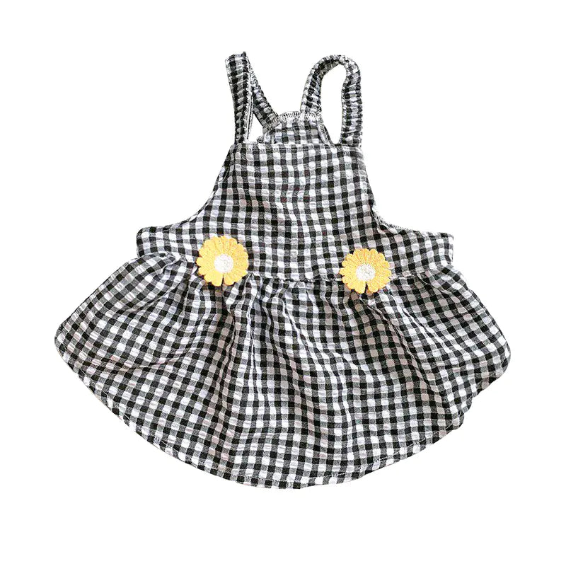 French Bucket Tutu Skirt with Thin Suspenders