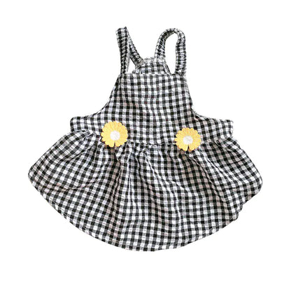French Bucket Tutu Skirt with Thin Suspenders