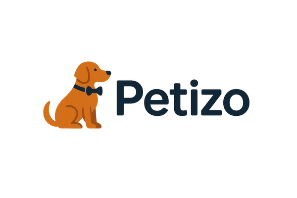 Generate a logo for my website petizo which is prominently for online dogs clothings business